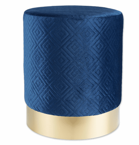 Green Velvet Stool