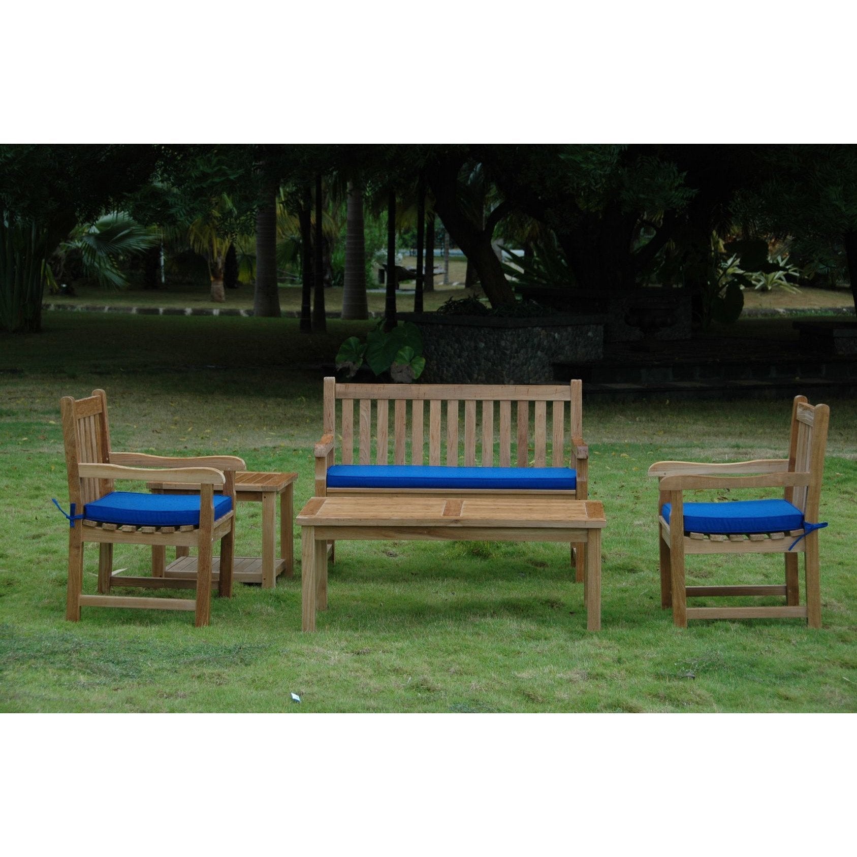 Classic 2-Seater 5-Pieces Conversation Set - Set-118
