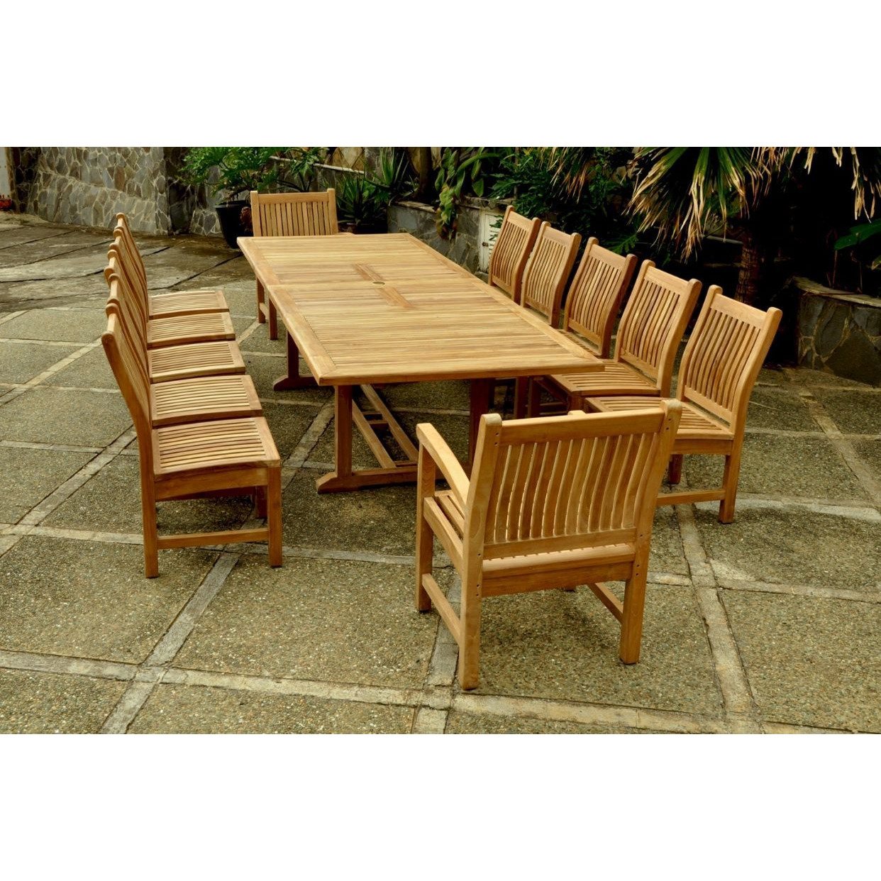 Valencia Sahara 13-Pieces Rectangular Dining Set - Set-90
