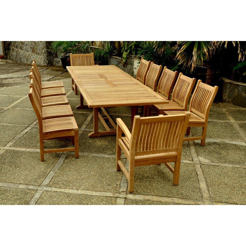 Valencia Sahara 13-Pieces Rectangular Dining Set - Set-90