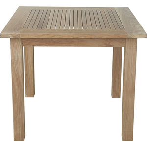Bahama 35" Square Table Small Slats - TB-035SS
