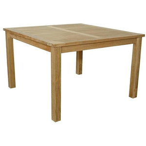 47" Windsor Square Small Slat Dining Table - TB-047SS