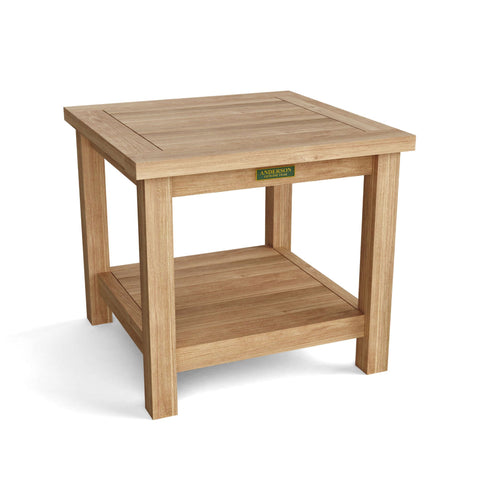 22" Square 2-Tier Side Table - TB-222S