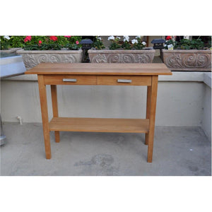 Atlanta Rectangular Serving Table w/ 2 Drawers and 1 Shelf - TB-4717ST