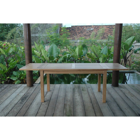 Bahama 95" Rectangular Table w/ Double Leaf Extensions - TBX-095R