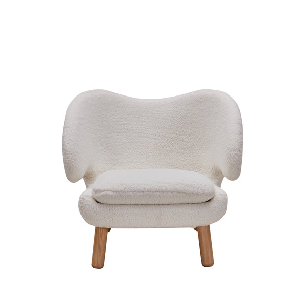 Zoey Accent Chair - White Sherpa - GFURN