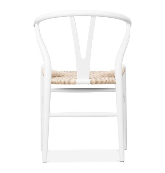 Dagmar Chair - White & Natural Cord