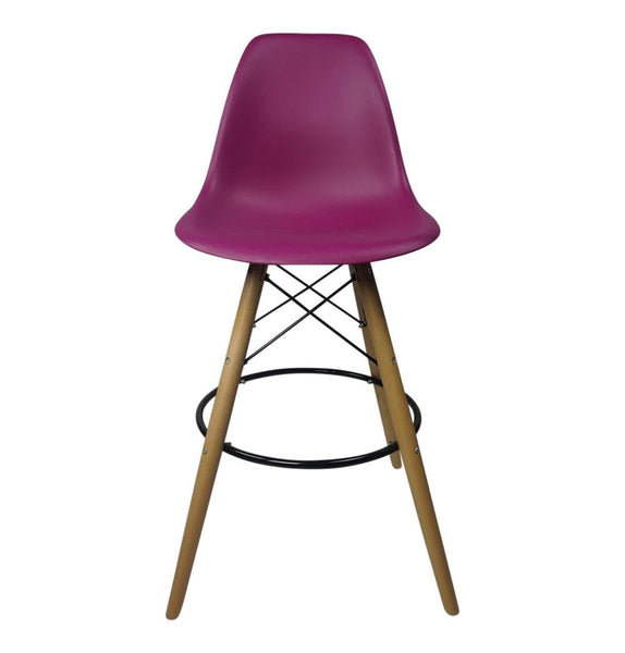 Eiffel Chair Counter Stool - Wooden Legs
