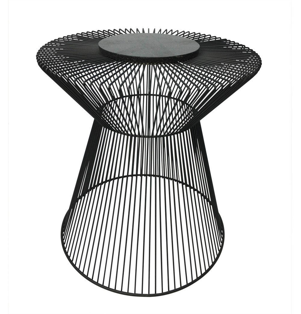 Indra Side Table w/ Marble Top