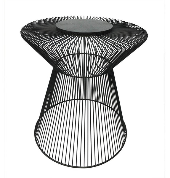 Indra Side Table w/ Marble Top