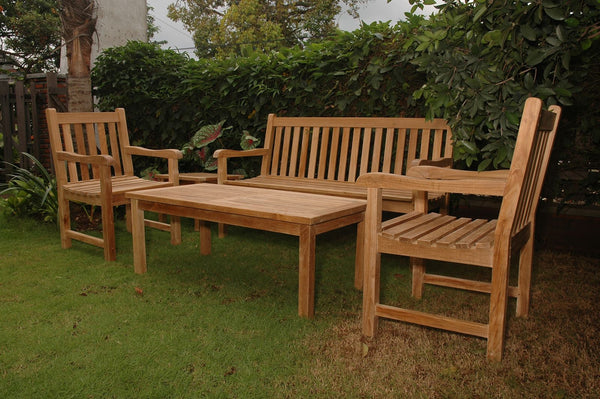 Classic 3-Seater 5-Pieces Conversation Set - Set-44