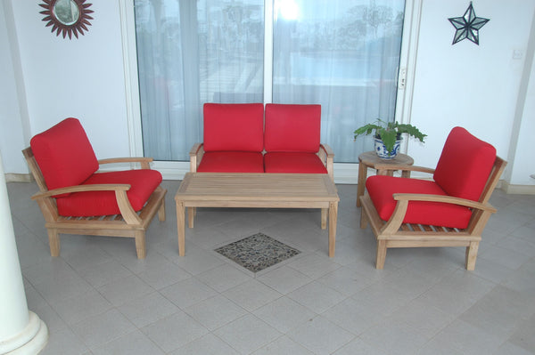 Brianna 5-Pieces Deep Seating Loveseat Set - Set-42