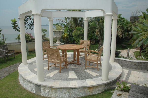 Tosca Rialto Armchair 5-Pieces Dining Set - Set-17