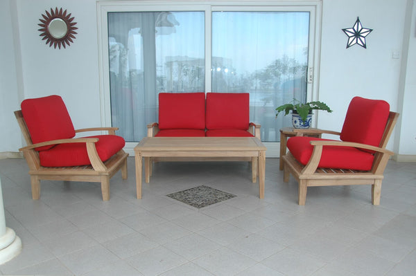 Brianna 5-Pieces Deep Seating Loveseat Set - Set-42