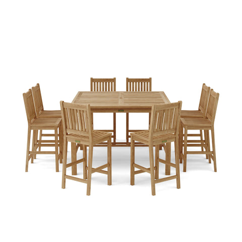 Windsor Avalon 9-Pieces Square Bar Set - Set-121