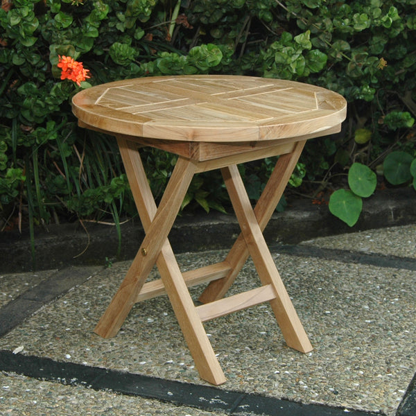 Bahama 20" Mini Side Round Folding Table - TBF-020R