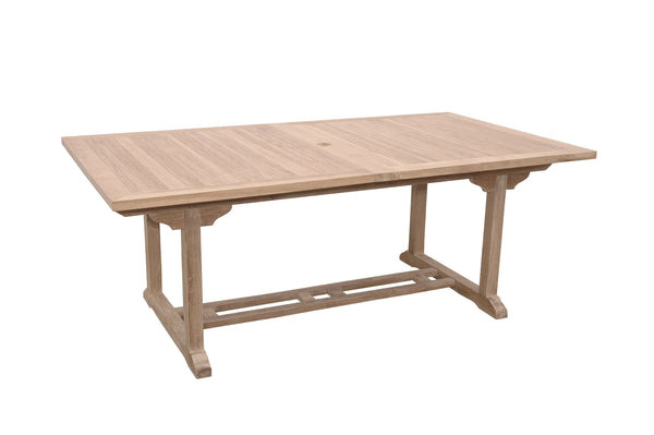 Valencia 117" Rectangular Table w/ Double Extensions - TBX-117RD