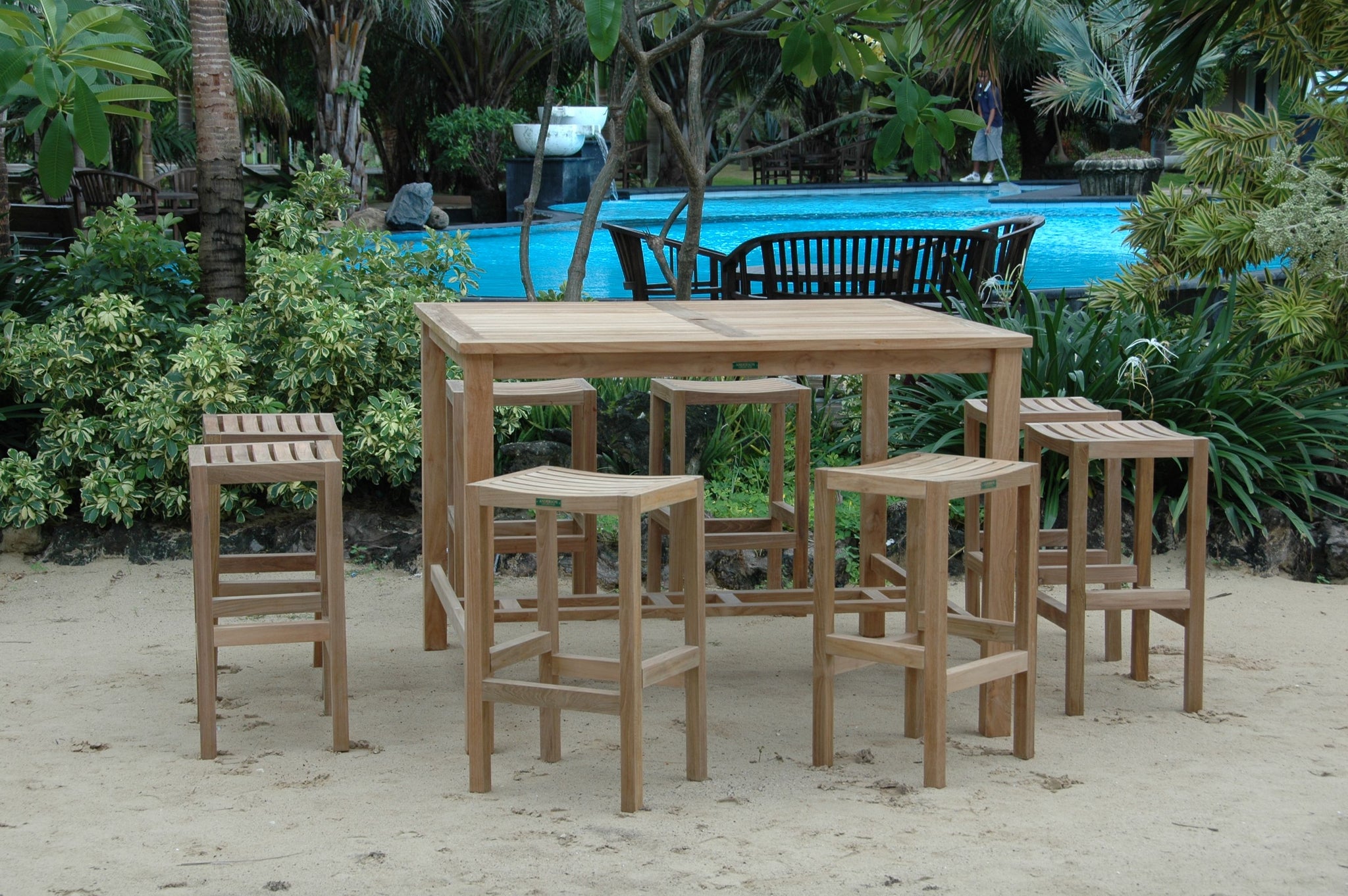 Windsor Montego 9-Pieces Square Bar Set - Set-120