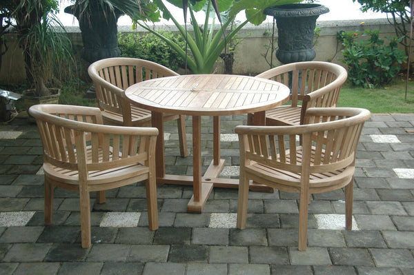 Tosca 5-Pieces Dining Table Set - Set-3