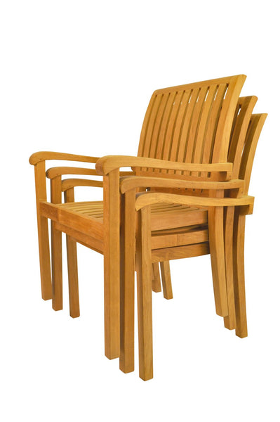 Aspen Stackable Armchair (Fully Built & 4 pcs in a box) - CHS-055