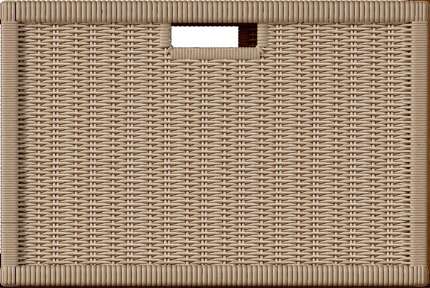 Wicker Basket for Towel Console TB-4720 (1 pair) - WIC-4720