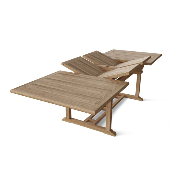 Valencia 117" Rectangular Table w/ Double Extensions - TBX-117RD
