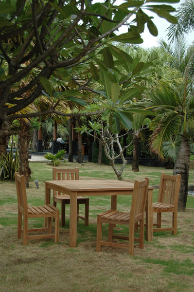Windsor Classic Side Chair 5-Pieces Dining Table Set - Set-101B
