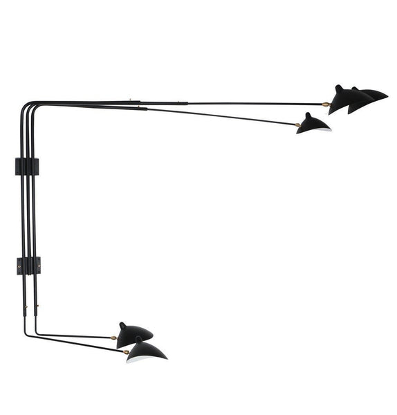 Sergio Five-Arm Rotating Sconce Wall Lamp